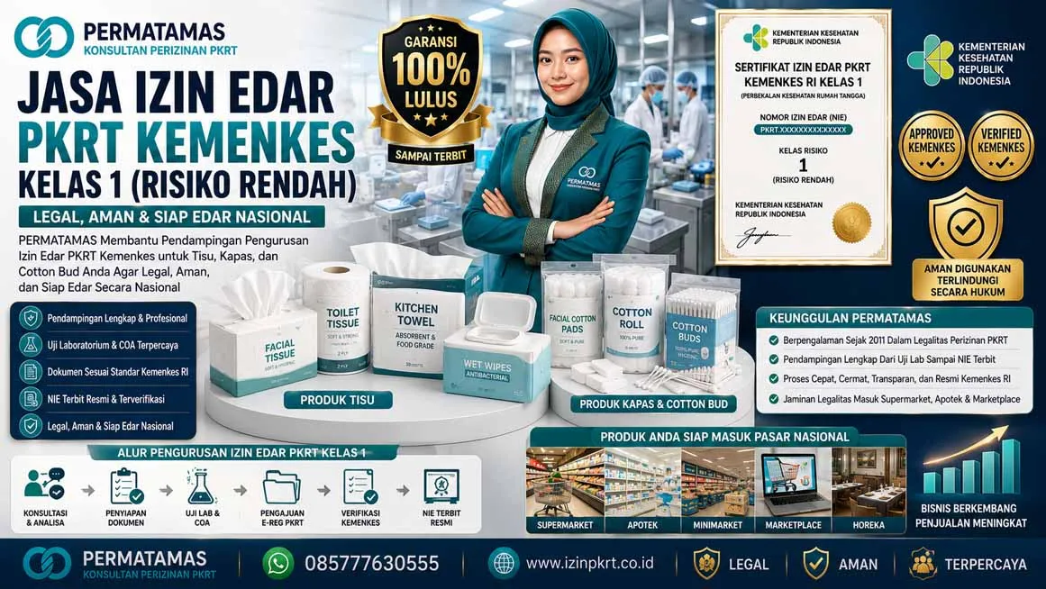 Pentingnya Izin PKRT Kemenkes Popok Bayi guna Menjamin Keamanan dan Legalitas Produk di Indonesia